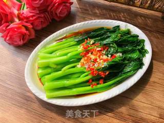 白灼菜心的做法