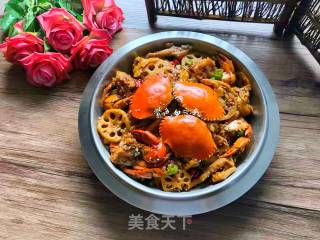 肉蟹煲的做法
