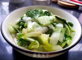 清炒黄心菜的做法