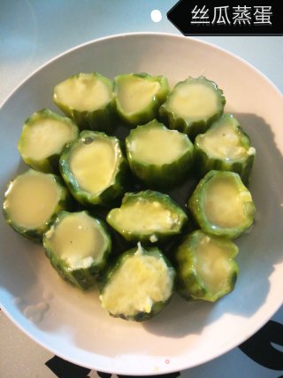 丝瓜蒸蛋的做法
