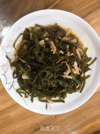 肉丝炒海带丝的做法