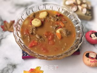 牛肉炖西红柿马蹄的做法