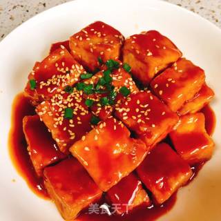 糖醋脆皮豆腐的做法