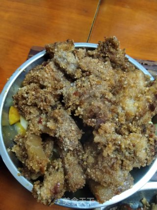 南瓜粉蒸肉的做法