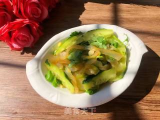 黄瓜拌海蜇的做法