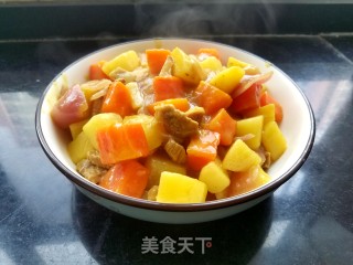 咖喱土豆牛肉的做法