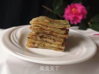 牛肉葱油千层饼的做法