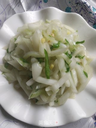 素炒菜白的做法