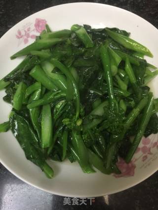 清炒芥蓝的做法