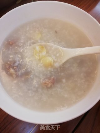 清补凉咸排骨粥的做法