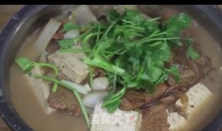 猪肉白菜炖粉条--冬季养生菜的做法