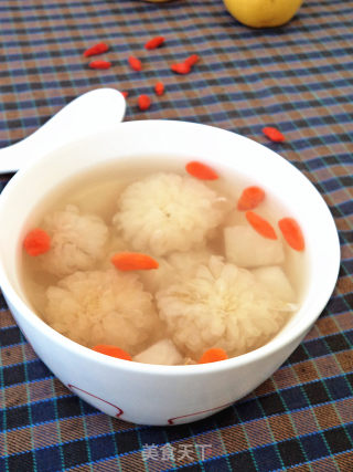 菊花雪梨冰糖饮的做法