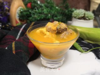 南瓜排骨浓汤的做法