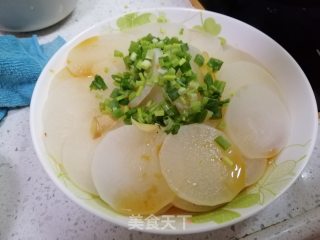 清蒸白萝卜的做法