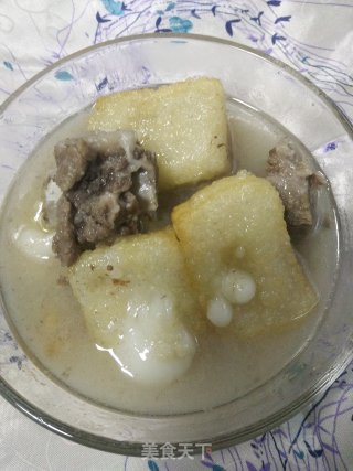糍粑排骨汤的做法