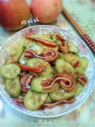 猪耳拌黄瓜的做法