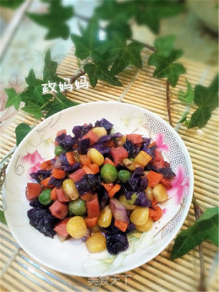 彩色蔬菜丁的做法