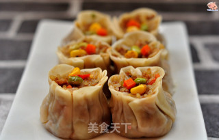 饺子皮糯米烧卖的做法