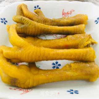 简易版盐焗鸡脚的做法