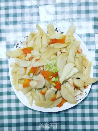 醋溜山药的做法