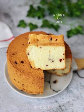 蔓越莓戚风蛋糕的做法