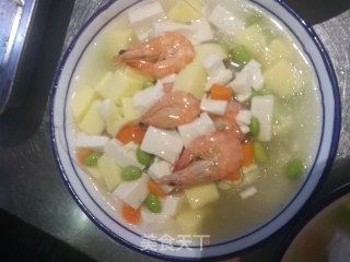 花菜豆腐羹的做法