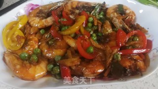 炒海虾的做法