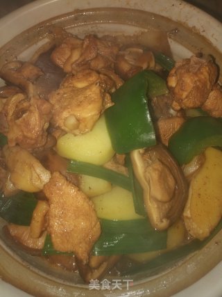 砂锅黄焖鸡的做法
