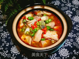 砂锅豆花鱼的做法