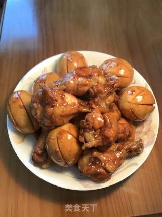 鸡翅根卤蛋的做法