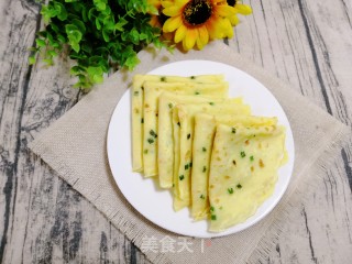 如何做葱花鸡蛋饼的做法