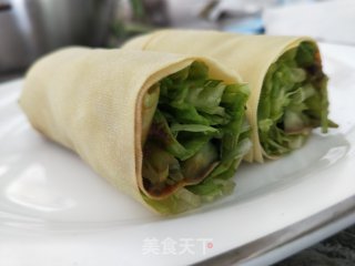 干豆腐菜卷的做法