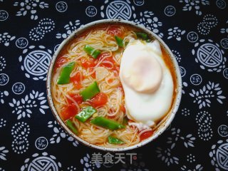 西红柿荷包面的做法