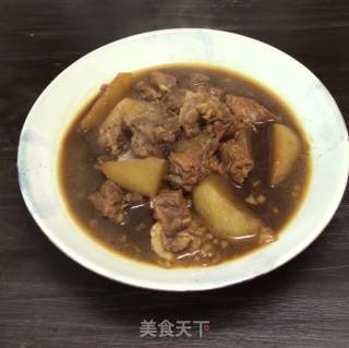 萝卜炖牛腩的做法