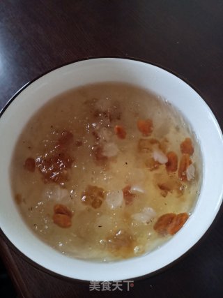 皂角米桃胶雪燕羹的做法
