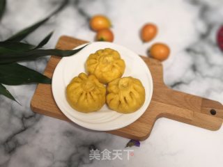 南瓜马蹄肉末包子的做法