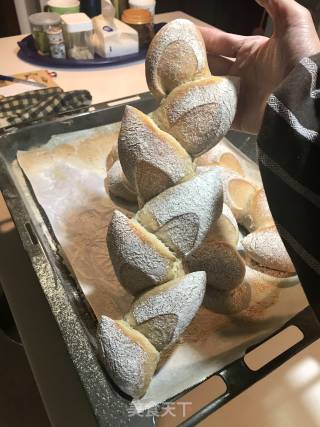 麦穗面包的做法