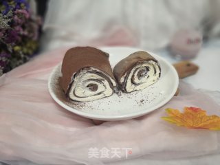 网红美食我来做——可可毛巾卷的做法