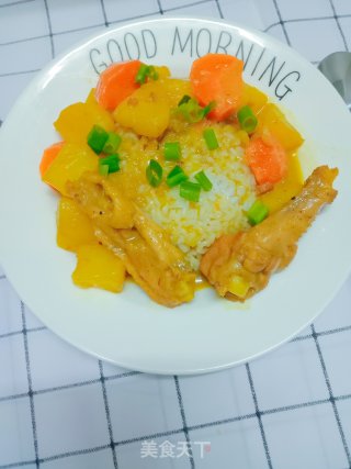 咖喱鸡肉饭的做法