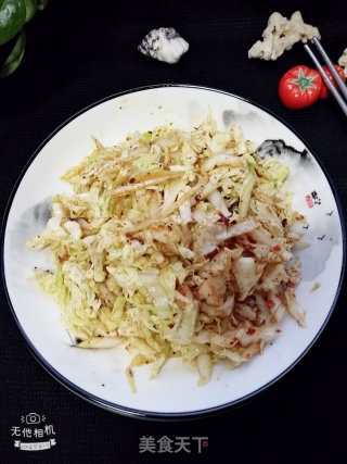 凉拌白菜丝的做法