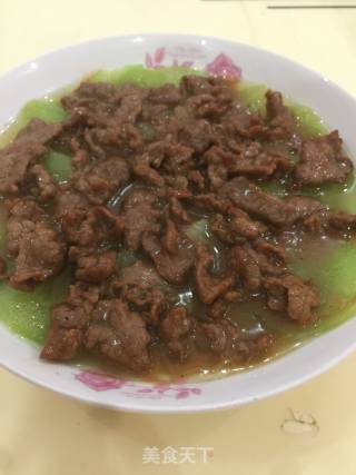 莴笋牛肉的做法