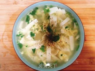 鸡蛋豆腐汤的做法
