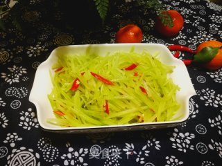 辣椒拌笋丝的做法