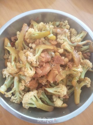 香辣花菜的做法