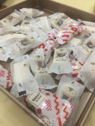 花生蔓越莓牛轧糖的做法