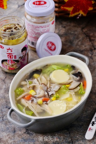 菌菇日本豆腐羹的做法