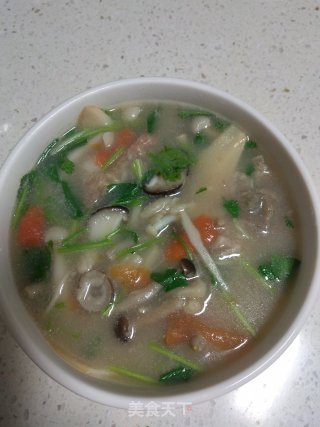 羊肉汤煮莜面的做法