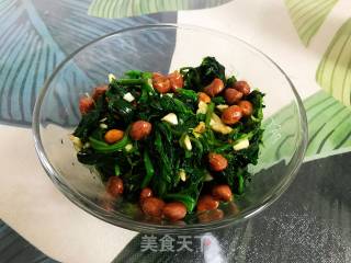 凉拌菠菜的做法