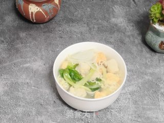 油豆腐鱼丸面的做法