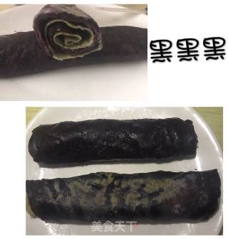 早餐黑黑米卷的做法